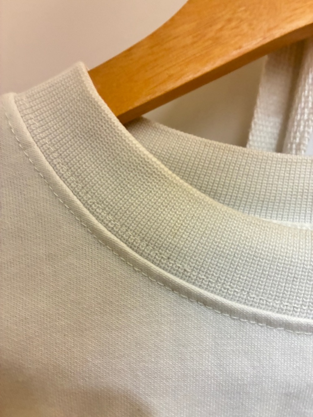 EUC Denim Flower Men's Crewneck heavy thick material T‑Shirt in Light Off-White - Picture 2 of 6